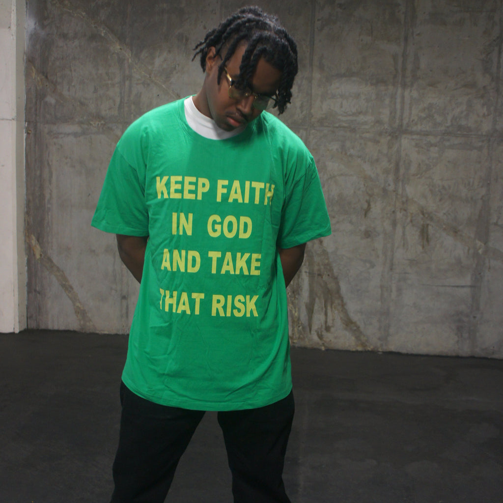 MAKO MENTALITY RISK TAKERS CASH GREEN SHIRT