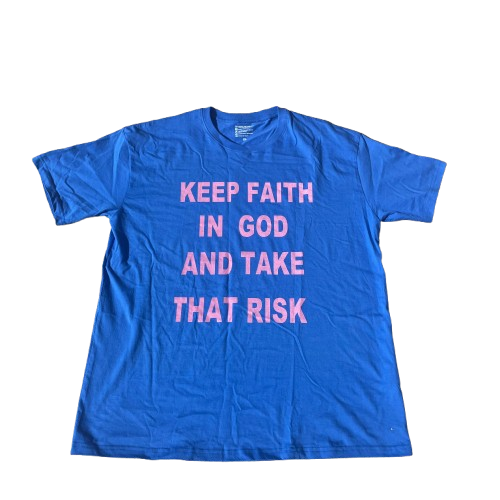 MAKO MENTALITY RISK TAKERS LOVERS BLUE SHIRT